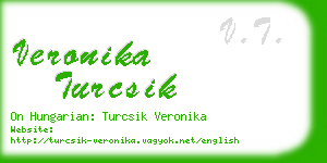 veronika turcsik business card